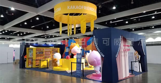 2018KAKAO FRIENDS國外展會(huì )設計